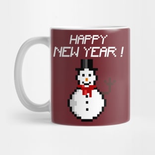 HAPPY NEW YEAR PIXEL ART Mug